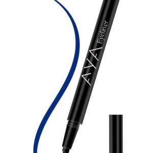 AYA Waterproof 24 Hours Long Lasting Eyeliner | Smudge Proof, Transfer Proof Eye Liner for Eye Makeup (Blue)