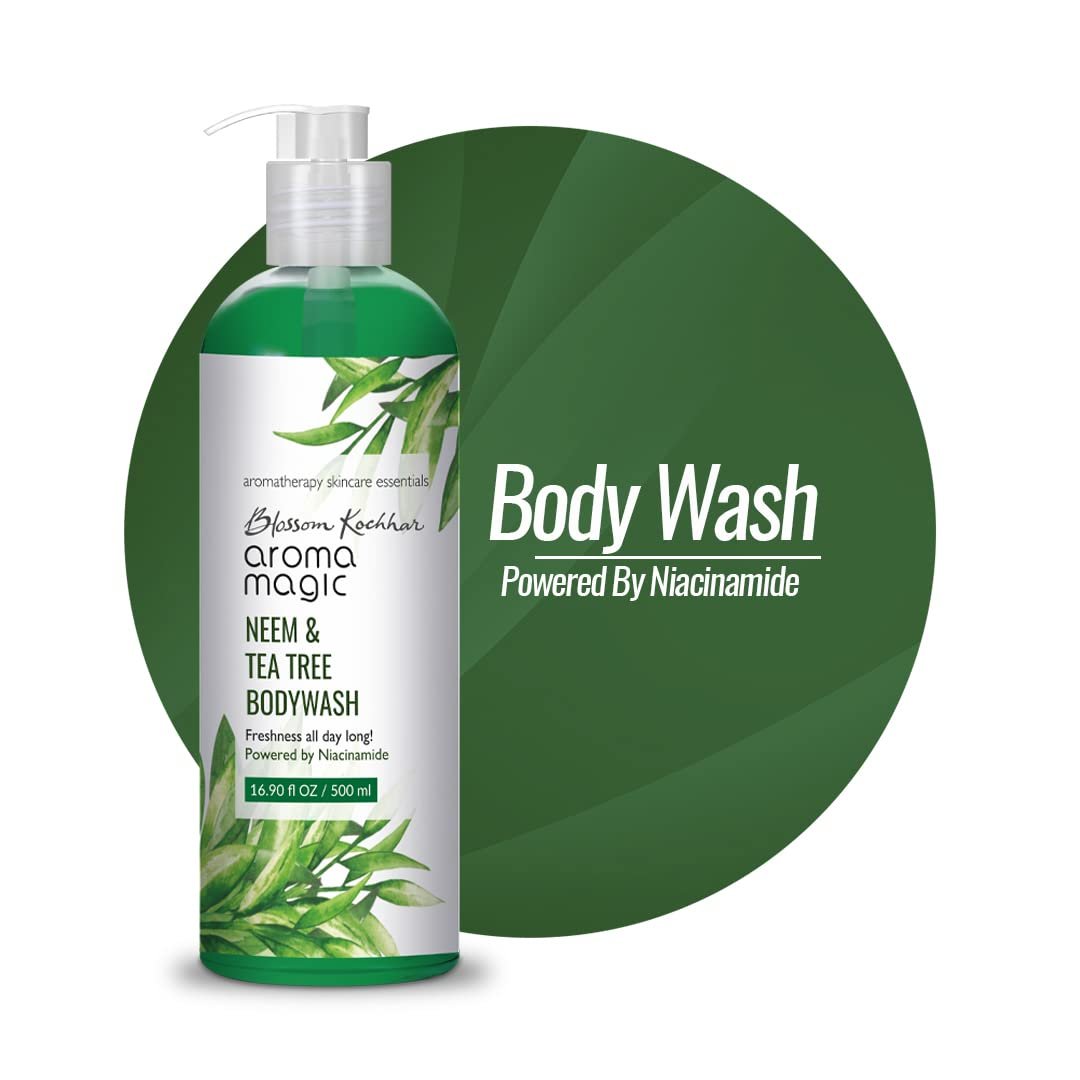 Aroma Magic Neem & Tea Tree Body Wash - 250 ML (Pwrd by Niacinamide)