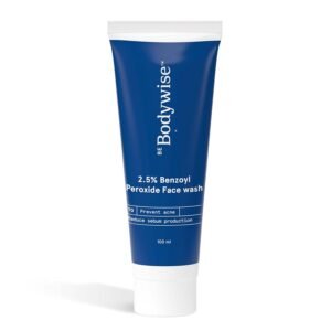 Be Bodywise 2.5% Active Acne Face Wash (100ml) | Deep Cleanses Pores, Reduces Sebum Production & Prevents Acne Formation | With Non-Drying Formula