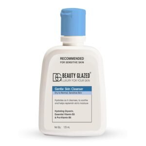 Beauty Glazed Face Wash Gentle Skin Cleanser for Dry to Normal, Sensitive Skin, 125 ml Hydrating Face Wash with Niacinamide, Vitamin B5
