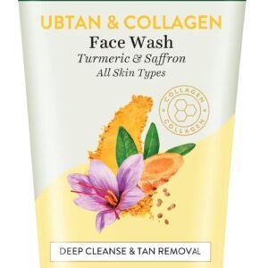Biotique Ubtan & Collagen Face Wash for Tan Removal & Enhancing Skin Complexion - Gentle Exfoliation, Dead Skin Cell Removal| For Men & Women - 150ml