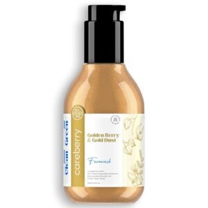 Careberry Golden Berry & Gold Dust Face Wash, For Bright & Lit Skin, Ayush Certified Ayurvedic, Anti-Pollution, With Hyaluronic, Niacinamide & Salicylic Mix | For Men & Women 100ml