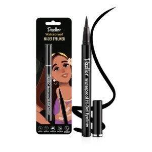 DAZLLER Hi-Def Matte Eyeliner, 1.1G, Black, Smudge-Proof, Waterproof Gel, Long-Lasting, Quick-Dry, Lightweight, Single Stroke Application, Velvet Look, Vegan & Cruelty-Free