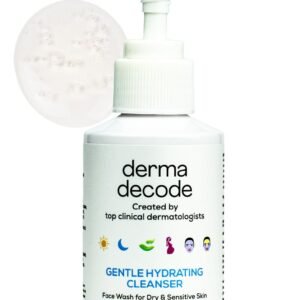 Derma Decode Gentle Hydrating Face Wash With Hyaluronic Acid|Face Wash For Dry, Normal & Sensitive Skin|Gently Cleanses Oil&Dirt, No Over-Drying| HA+Aloe+Ceramides Face Wash|Unisex-100Ml