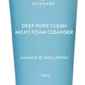 Dot & Key Deep Pore Clean Foaming Face Wash for Daily Use | Facewash with Seawood Extract | Minimizes Pores, Controls Excess Oil & Keeps Skin Hydrated | For All Skin Types | For Women & Men | 100ml