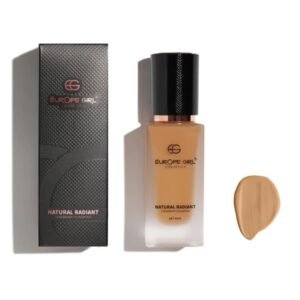 Europe Girl Natural Radiant Foundation 40ML (D2 Brown Sugar Dark Warm undertone)