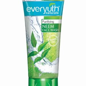 Everyuth Naturals Purifying Neem Face Wash|Antibacterial Neem & Tea Tree Oil|Hydrated, Clear & Healthy Skin|Paraben free|100% Soap Free|Oily, Dry, Normal, Combination & Sensitive Skin -150 g