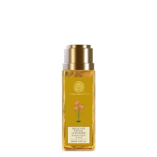 Forest Essentials Delicate Facial Cleanser with Kashmiri Saffron & Neem
