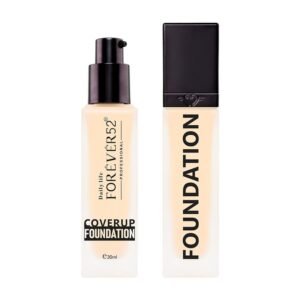 Forever52 Daily Life Coverup Foundation For All Skin Type| Natural Matte Finish, Long-Lasting Full Coverage Liquid Foundation(Sugar - 10.2)