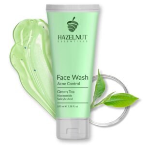 Hazelnut Essentials 1.7% Salicylic Acid Face Wash For Acne Prone Skin | Niacinamide & Green tea for Glow, Pimple & Dark Spot| Oily, Dry & Combination Skin| Women & Men| Dermatologically Tested| 100 ml