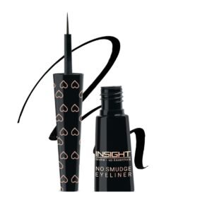 INSIGHT Cosmetics No Smudge Eyeliner Gel| Intense Matte Finish | Quick Drying |Smooth Application | Waterproof | Smudgeproof,(EL-53), Black