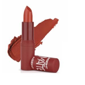 Insight Cosmetics Matte Lipstick |Long Lasting Lipstick for Women |Keeps Lips Moisturised |Single Swipe Application |Smooth & Light Weight |One Swipe Pigmentation(L-21=16)