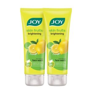 Joy Skin Brightening Lemon Face Wash (2X100ml) With Vitamin C For Naturally Glowing Skin | Removes Excess Oil & Dirt | Suitable For All Skin Types