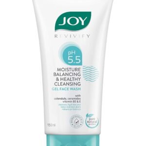 Joy pH 5.5 Gentle Gel Face Wash With Ceramides | Moisture Balancing & Healthy Cleansing Facial Cleanser for Women & Men | Barrier Protect | Suitable for All Skin Types - 150ml
