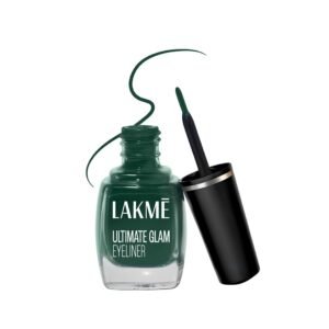 LAKMÉ Ultimate Glam Cream Eye Liner, Semi Matte, Green, 9Ml