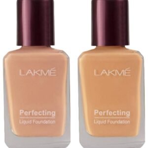 LAKMÉ © Perfecting Dewy Liquid Foundation Light Coverage for All Skin Type, Marble, 27Ml And Lakme © Perfecting Liquid Foundation for All Skin Type, Coral, 27Ml