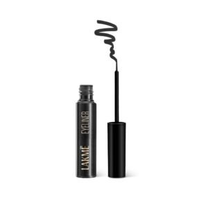 Lakme Absolute Shine Liquid Eyeliner, Black Eyeliner, 4.5ml, Smudge Proof and Glossy Finish Eyeliner, Shimmery Glitter Eyeliner