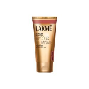Lakme Glycolic Illuminate Facewash with Glycolic Acid | Glycolic Acid Face Wash for Exfoliating Dull Skin | Gentle Cleanser for Glowing Skin 50gm