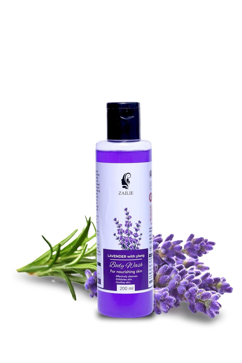 Lavender & Ylang Ylang Body Wash Calming & Relaxing | Sulphate & Paraben Free | Shower Gel for Men and Women 200 ml.