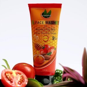NATURENOVA HERBALS DE TAN FACE WASH for Normal to Dry Skin Almond Tomato and Honey Vitamin C & Vitamin E Hydrating Minimizes Signs Of Aging Prevents Dry Skin Removes Blackheads Reduces The Risk Of Sunburn and Redness No Soap Paraben Mineral Oil - 115 ml