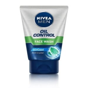 NIVEA MEN Oil Control Face Wash 100 g | With Magnolia Bark Extracts for 12 Hr Oil Control in Summer | 10 X Vitamin C Effect for Radiant Skin | For Oily Skin
