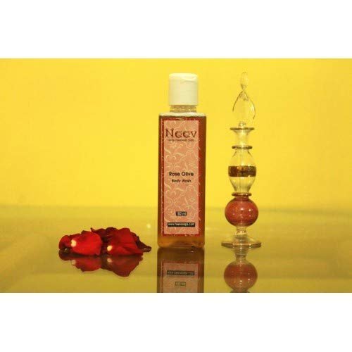 Neev Rose Olive Body Wash - For Youthful and Glowing Skin - 200ml