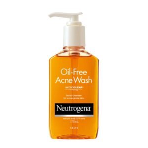 Neutrogena Oil Free Acne Wash | Deep Cleansing Face Wash with Salicylic Acid | Hydrating, Alcohol Free, Non Comedogenic & Dermatologically Tested | For Oily Acne Prone Skin | 175ml