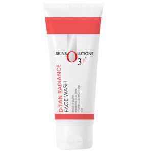 O3+ D-Tan Radiance Face Wash With Vitamin C Glowing Skin and Deep Cleanses and Unifies Skin Tone 60gm | Detan Face Wash for TAN Removal