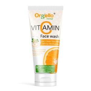 Orgello Herbal Vitamin C Face Wash | For Dry & Oily Skin | Paraben & Sulphates Free | Face Wash for Men & Women | 100 ml