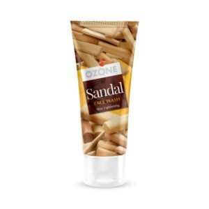 Ozone Sandal Face Wash | Enriched with Sandalwood| For All Skin Type Skin Lightening, Anti-Pollution, Cleansing, Soft, Smooth & Uneven Skin Tone | For Men & Women | 60ml