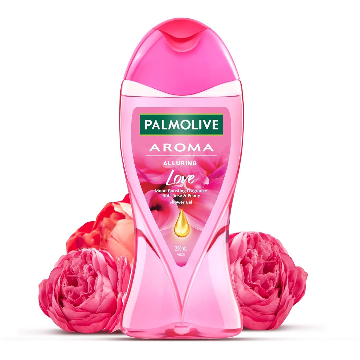 Palmolive Soft Rose&Peony Aroma Alluring Love Body Wash For Women&Men|Mood Boosting Fragrance|Brightening|For Youthful,Hydrated Skin|No Paraben&Silicone,Ph Balanced,Body Wash Shower Gel 250Ml