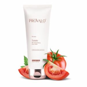 Provalo Tomato Natural Face Wash For Glowing, Brightening And Radiant Skin | Face Wash For Women | For Oily, Acne Prone and Dry Skin (100 ml)