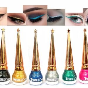 Smudge Proof Liquid Glitter Eyeliner Set of 6
