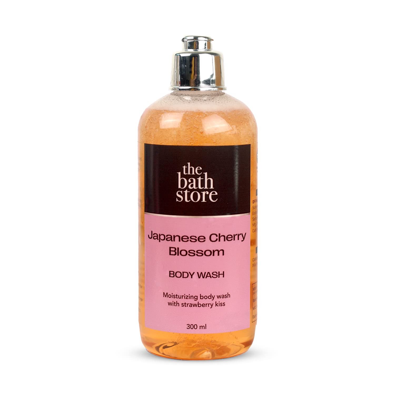 The Bath Store Japanese Cherry Blossom Body Wash Shower Gel | Tan Removal Body Wash | Shower Gel for Men & Women | Body Wash for Summer | Cleanses Acne & Exfoliating Body Wash | Long Lasting Fragrance - 300 Ml