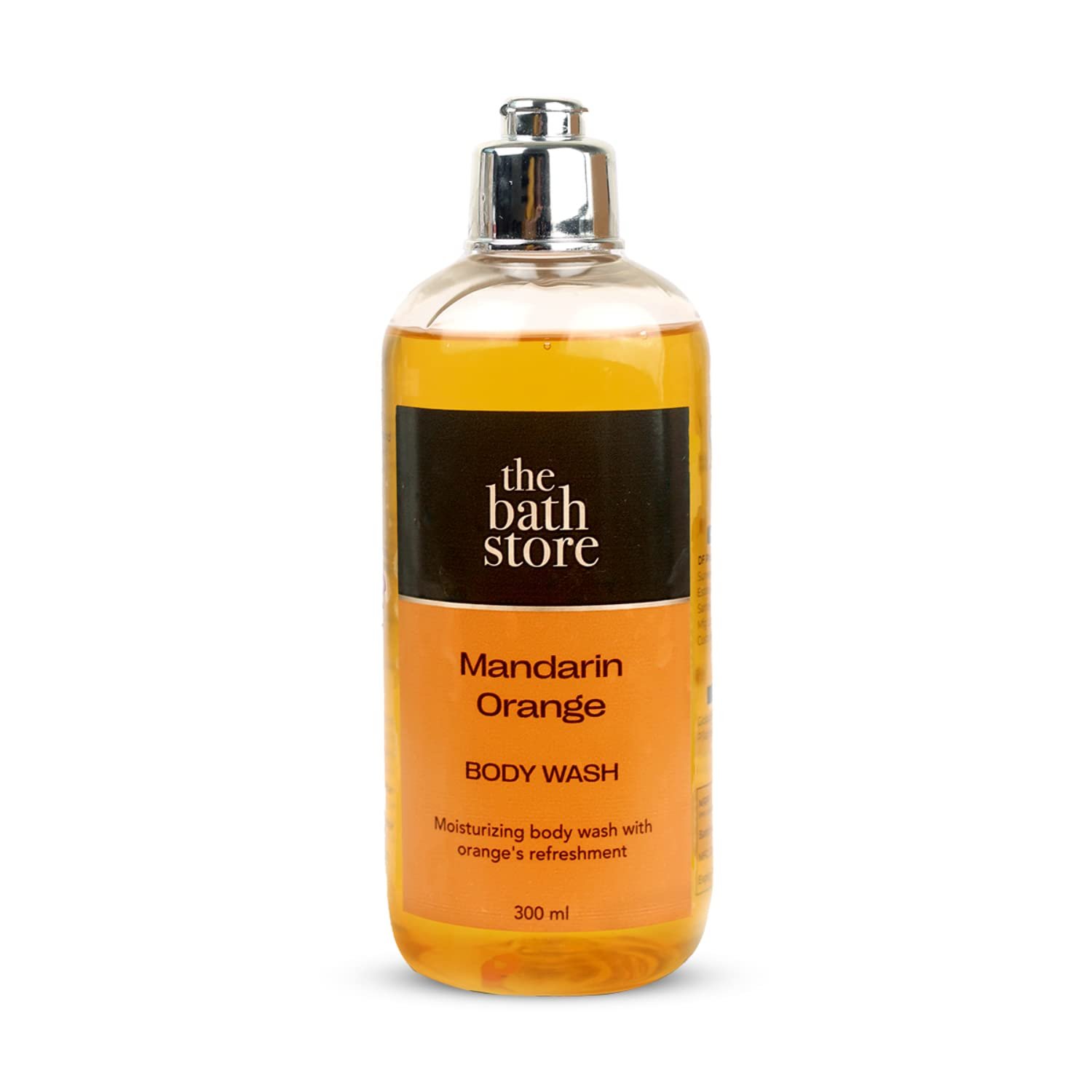 The Bath Store Mandarin Orange Body Wash Shower Gel | Tan Removal Body Wash | Shower Gel for Men & Women | Body Wash for Summer | Cleanses Acne & Exfoliating Body Wash | Long Lasting Fragrance - 300 Ml