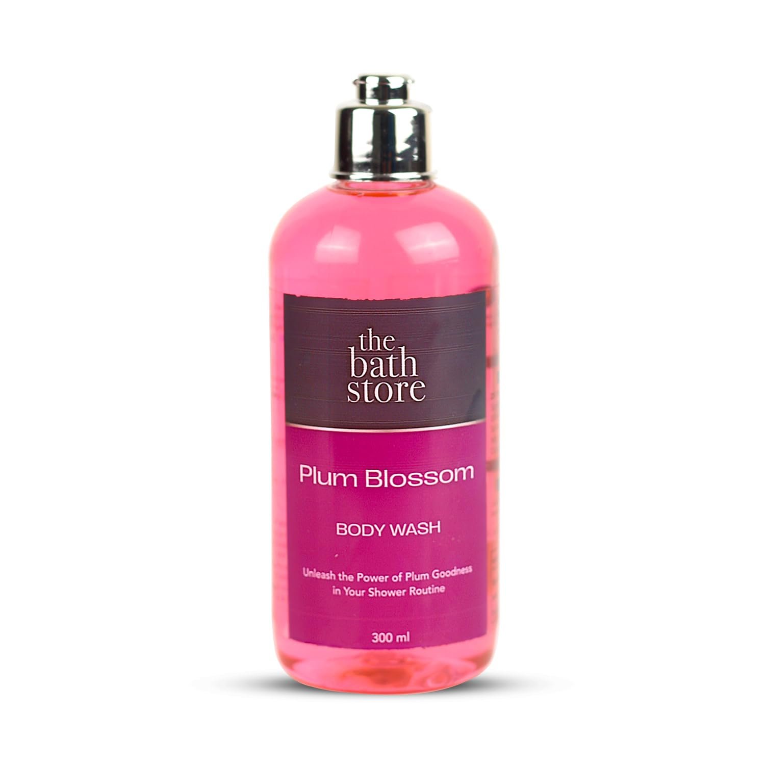 The Bath Store Plum Blossom Body Wash Shower Gel | Exfoliating Body Wash For Dry Skin & Oily Skin | Tan Removal Body Wash For Men & Women | Liquid Soap For Bath - 300ml