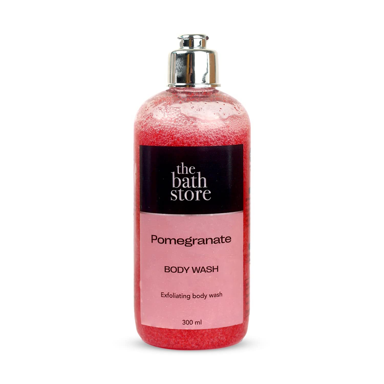 The Bath Store Pomegranate Body Wash Shower Gel | Tan Removal Body Wash | Shower Gel for Men & Women | Body Wash for Summer | Cleanses Acne & Exfoliating Body Wash | Long Lasting Fragrance - 300 Ml