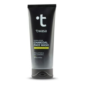 Twasa Himalayan Charcoal Face Wash For Men & Women | For Deep Pore Cleaning | Face Wash For oily & dry Skin | 100ml
