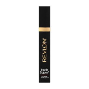 Revlon Touch & Glow Everyday Matte Liquid Lipstick|Lightweight, Transferproof, Kiss Proof, Non Sticky infused Vitamin E|Parabeen & Sulphate free -Aristocratic Red