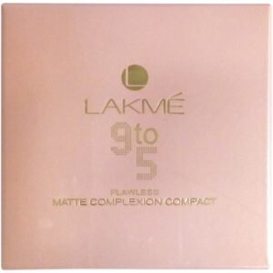 LAKMÉ Flawless Matte Complexion Compact for All Skin Type - Melon, 8G Carton, Brown