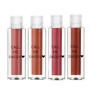 Blur India Call Me Daddy Liquid Lipstick | 4 Matte Nude Shades At 599 | Pigmented AF, Transfer-Proof, Long Lasting | Nude Brown, Nude Pink, Deep Pink, Deep Brown | 2.5 ml