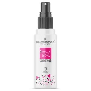 COLORESSENCE FX Misty Finish Makeup Fixer Spray and Aqua Base Liquid Foundation Combo, Quick Dry Long Lasting Waterproof Formula - 80ml + 35ml (White)