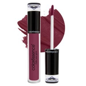 COLORESSENCE Lipstay Transferproof Liquid Lipstick for Intense Matte Lips that Stays for 12+ Hours | Liquid Lip Color With VelVet Matte Finish| Smudge Proof Lipstick- LTP-15, 4 ml (Maroon Magic)