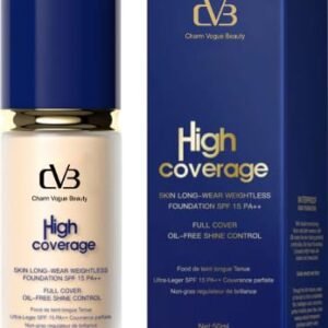 CVB HIGH COVERAGESKIN LONG-WEARWEIGHTLESS FOUNDATION SPF 15 PA+++ FULL COVER OIL- FREE SHINE CONTROL