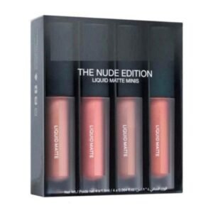 Cazo Professional Nude Edition Mini Matte Liquid Lipsticks Pack Of 4