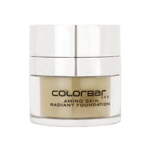 Colorbar Amino Skin Radiant Cream Foundation (Beige Mild 003, 15g) | Smooth and Satin finish | High-coverage | Suitable for all skin types