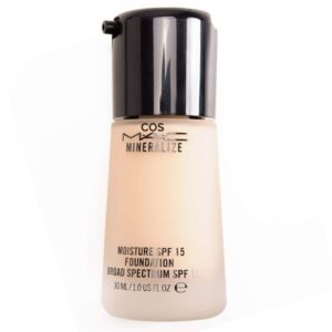 Cosmac waterproof face and body mineralized spf 15 moisture foundation for all skin tone.