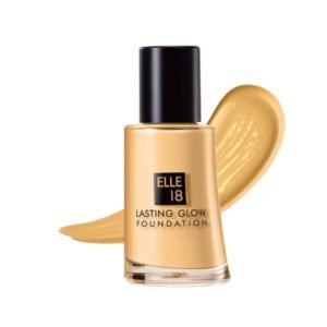 Elle 18 Lasting Glow Liquid Foundation, 03 Shell, 27 Ml Radiant Finish, Light, All