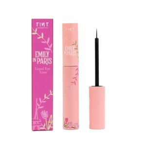 Emily in Paris Black Liquid Eyeliner - 10ML | Waterproof, Smudge-Proof, 18-Hour Wear | Precise Tip for Effortless Application
