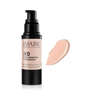 IMAGIC PRO HD Foundation - Liquid Foundation for Face Makeup, Ideal for Oily and Dry Skin, Full and High Coverage, Waterproof Foundation for Women